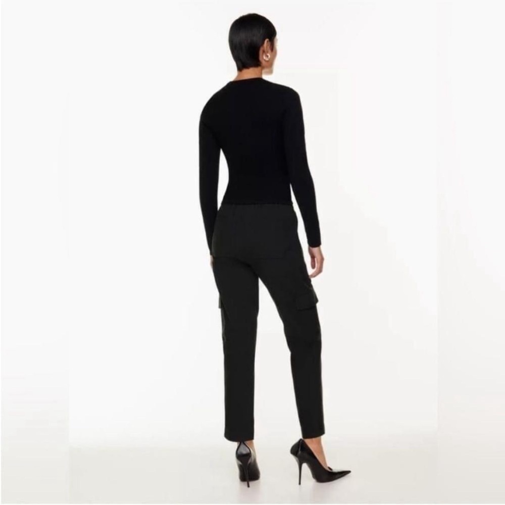 New! Babaton Titan Silk & Cotton Blend Cargo Pants - Gorgeous! - Picture 4 of 12
